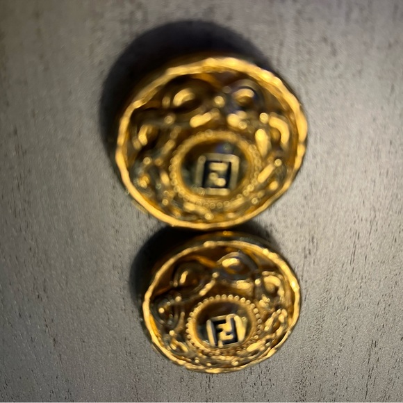 Vintage Fendi clip on earrings 🥰 - Picture 10 of 11